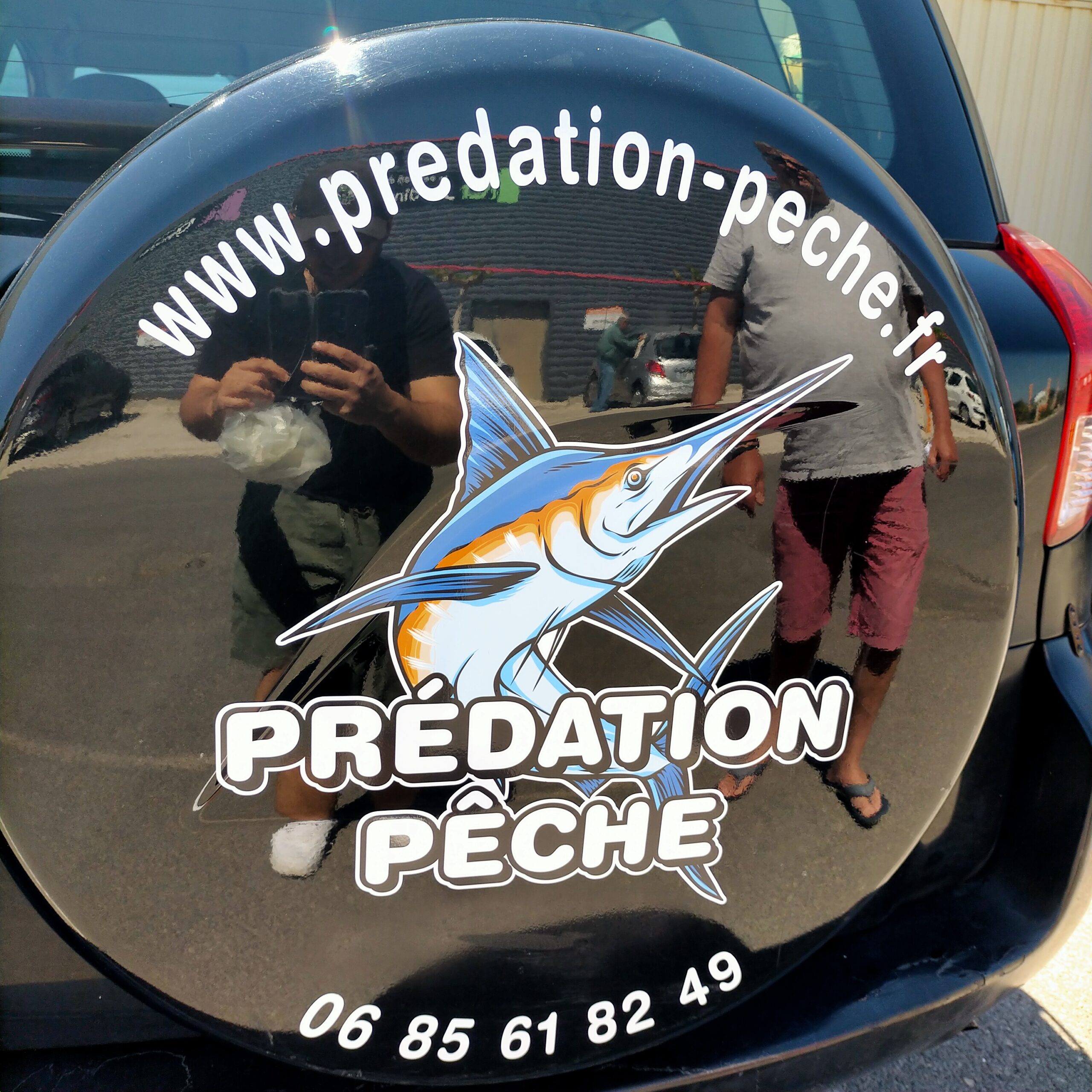 Marquage voiture Prédation Pêche