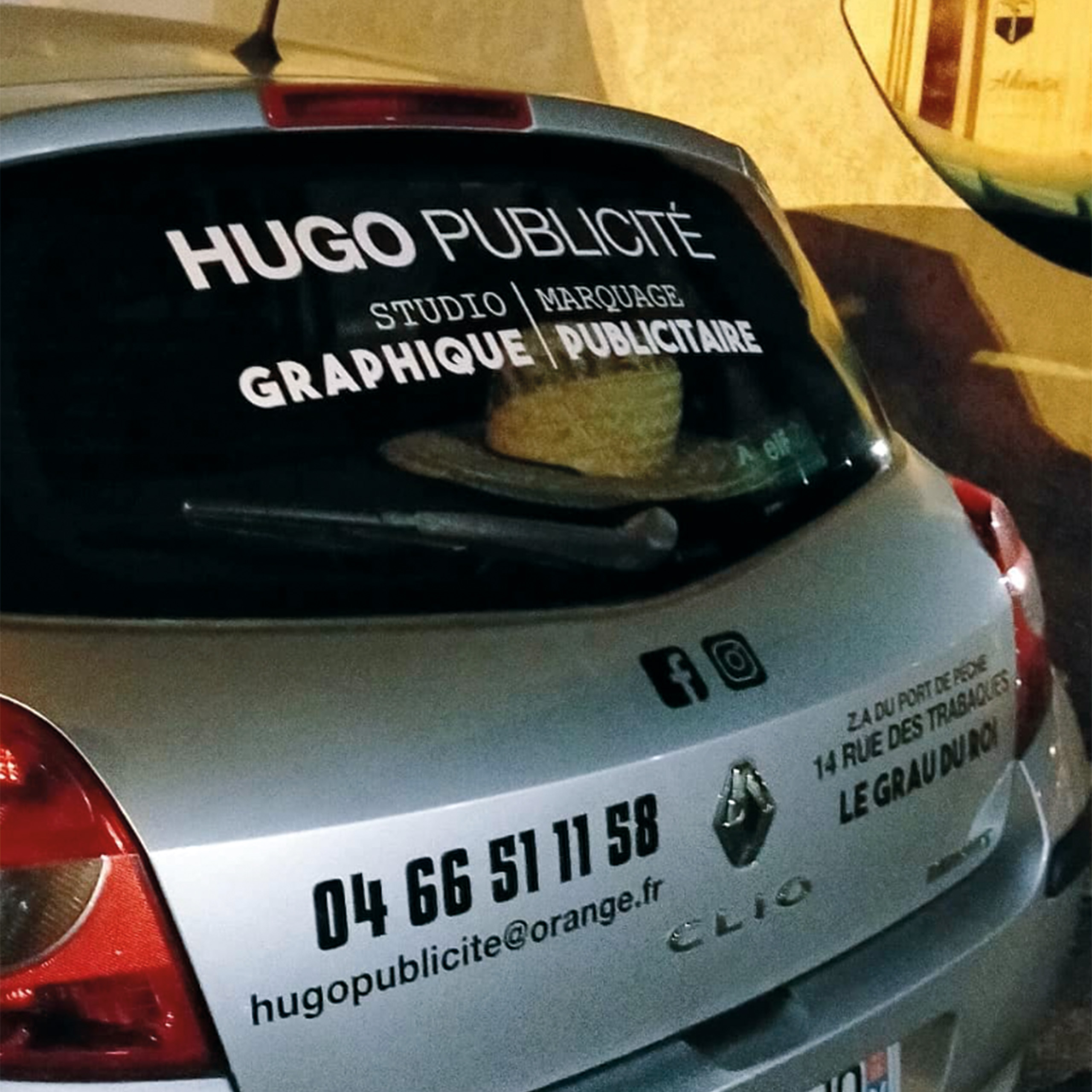 Marquage voiture Hugo Publicité